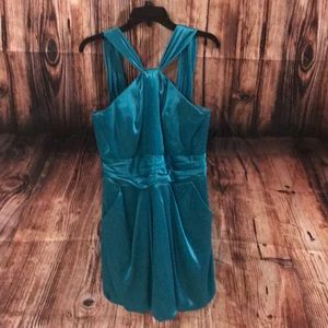Bridesmaid halter top dress